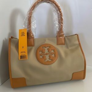 Tory burch mini Ella tote (French Kahki Vachetta)